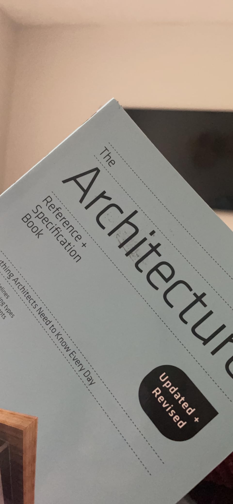 The Architecture Reference & Specification Book updated & revised: Everything Architects Need to Know Every Day customer photo 2