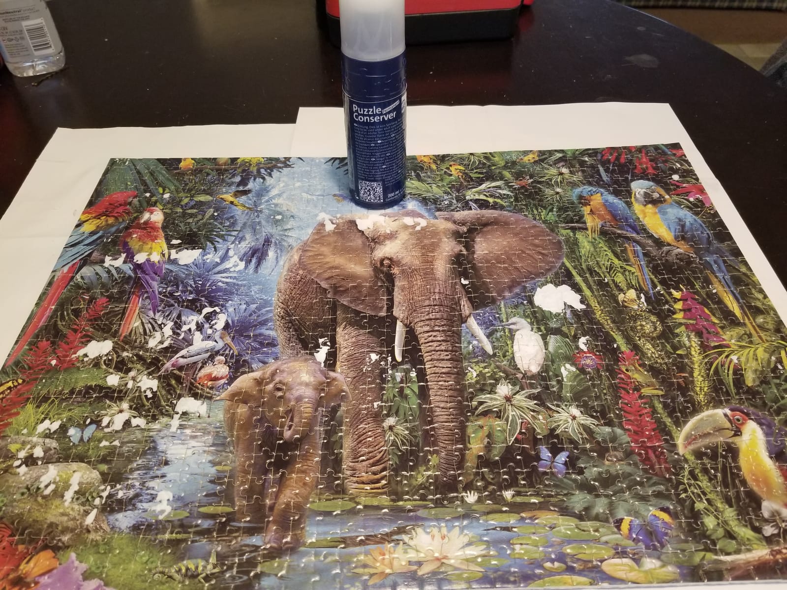 Ravensburger Puzzle Conserver 17954 - Premium Puzzle Glue with Enhanced Glossy Finish for 500-1000 Piece Puzzles customer photo 1