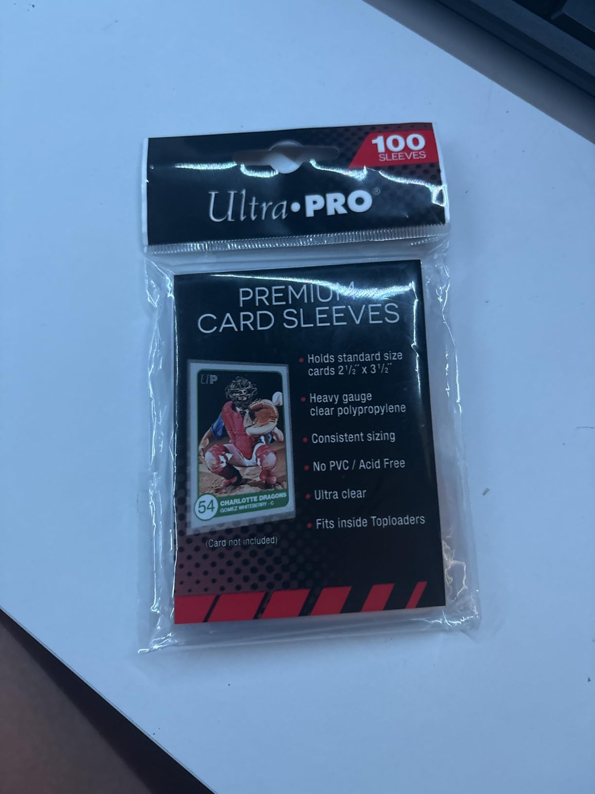 Ultra Pro Premium Clear Card Sleeves, 2.5