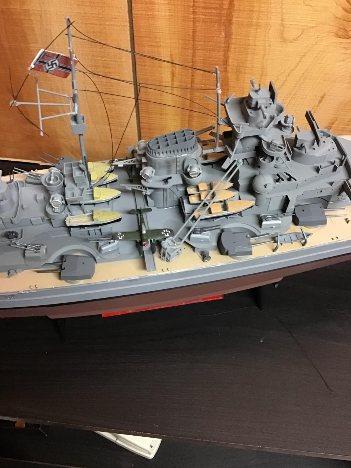 Tamiya 78013 1/350 German Battleship Bismarck Plastic Model Boat Kit customer photo 1