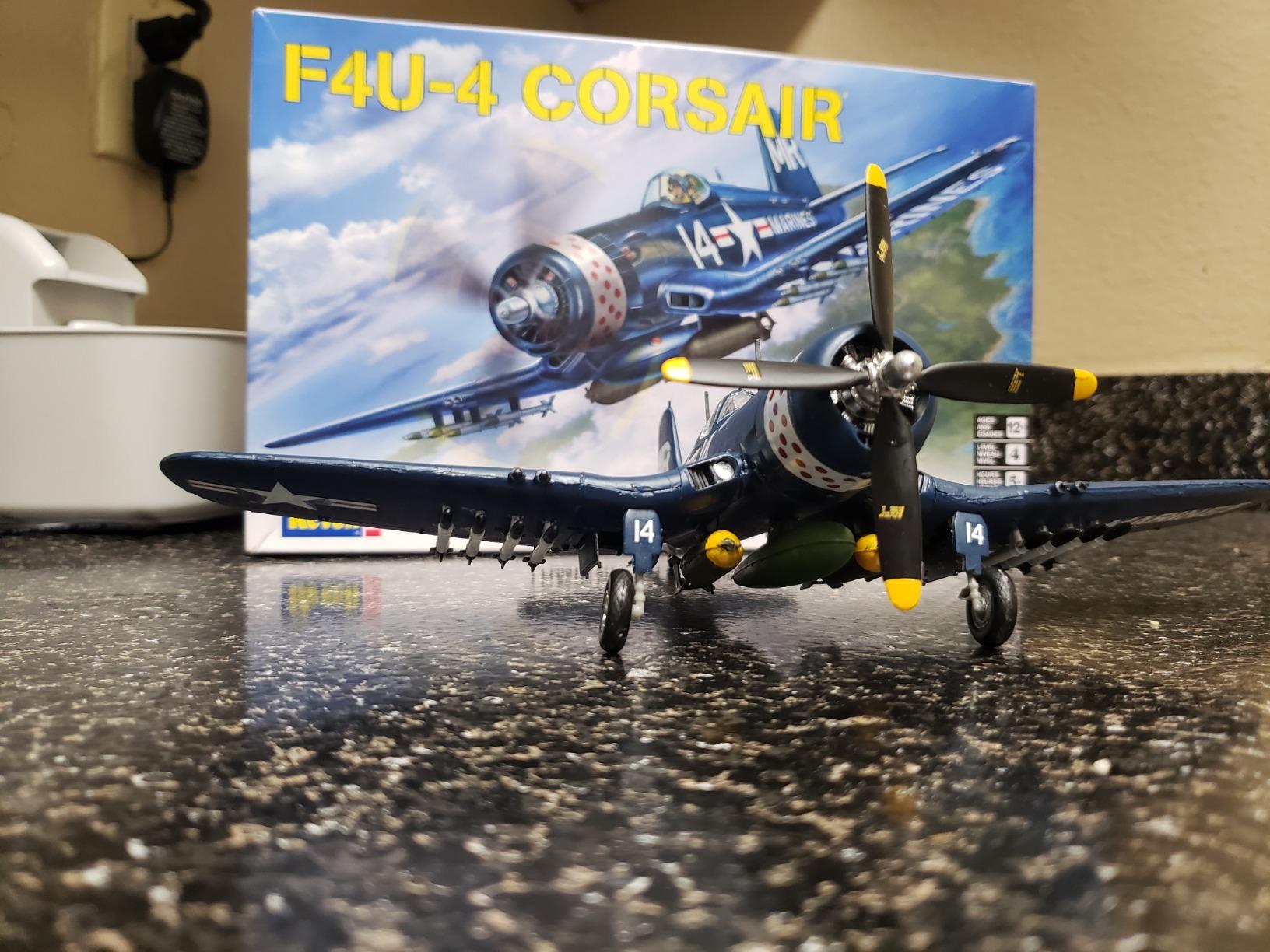 Revell Corsair F4U-4 1:48 Scale Model Airplane Building Kit customer photo 1