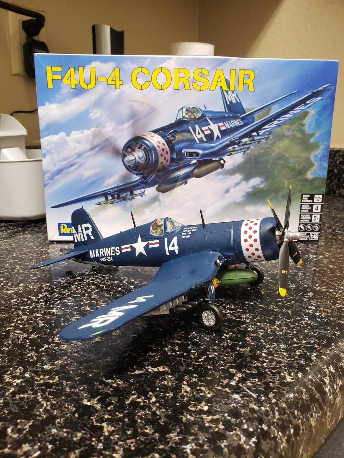 Revell Corsair F4U-4 1:48 Scale Model Airplane Building Kit customer photo 2