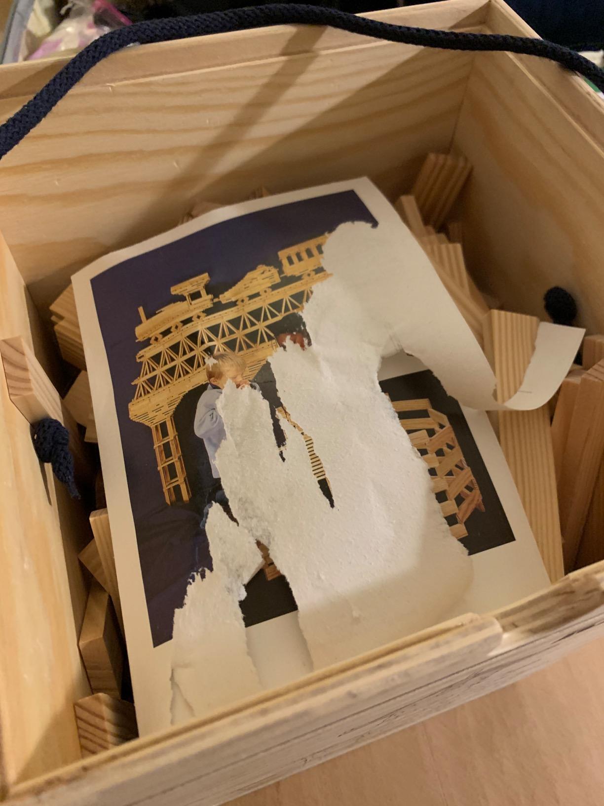 KAPLA Wooden Construction Set - 280 Building Planks in a Chest with Art Book - for Ages 3+ customer photo 1