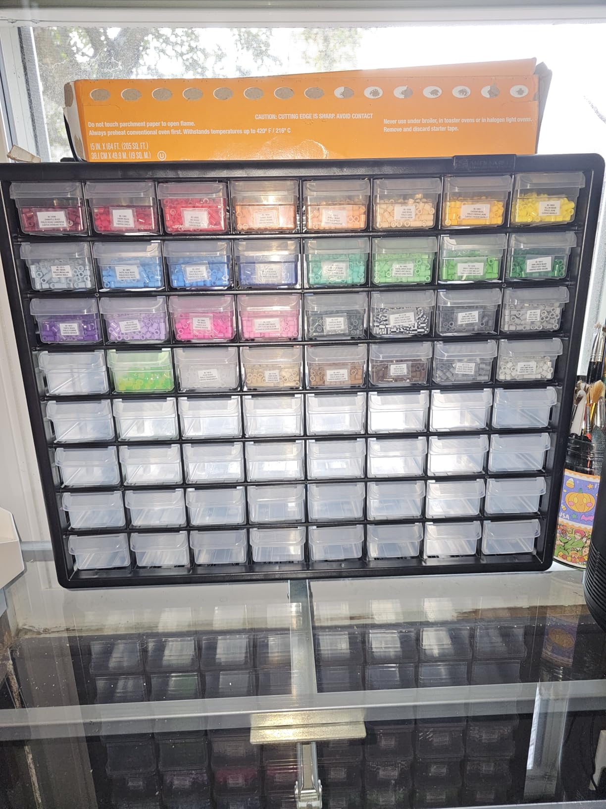 Akro-Mils 64-Drawer Plastic Storage Cabinet, 20