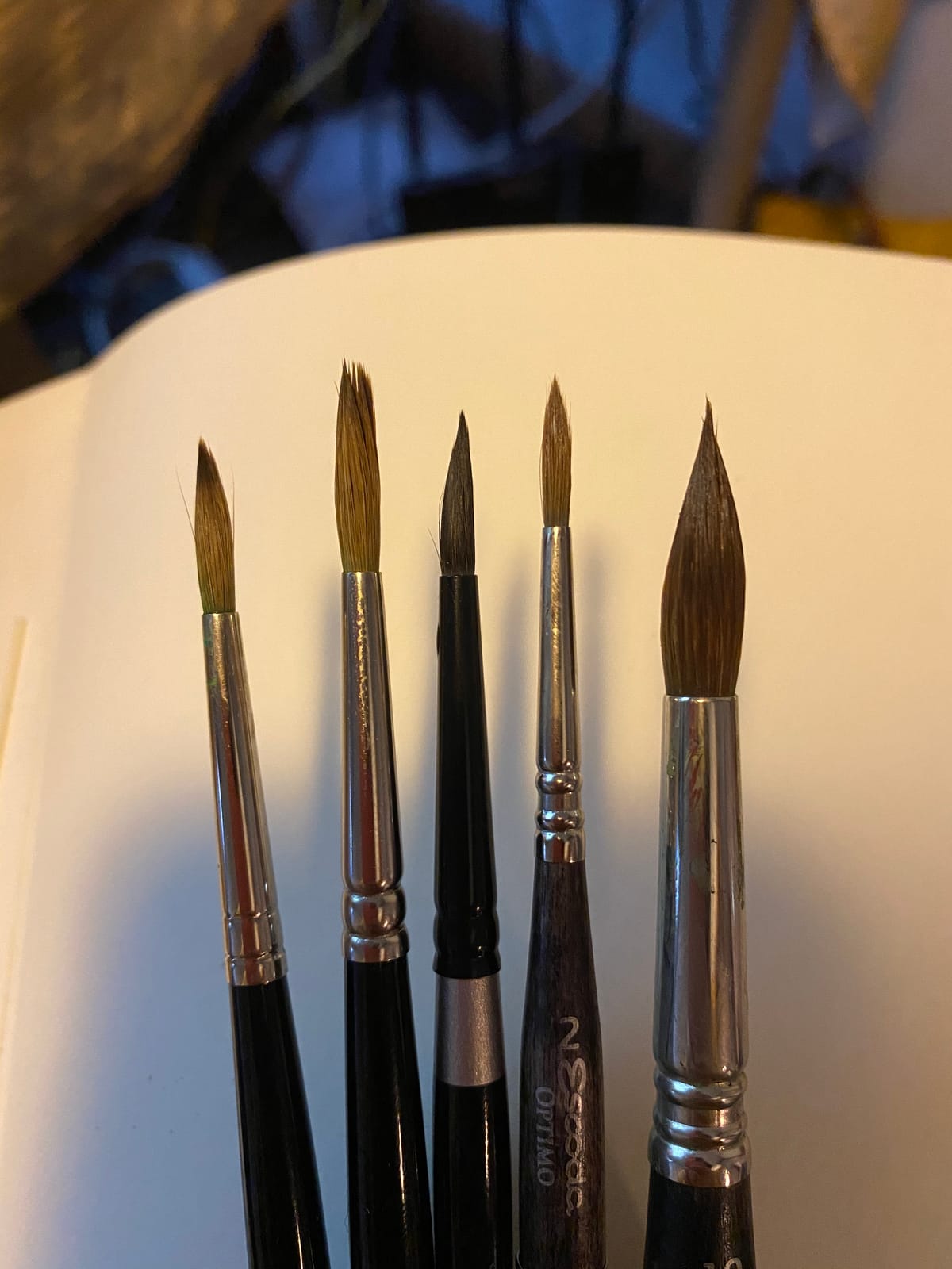 Series 7 Kolinsky Sable Brush, Round SH #0 | The World's Finest Watercolor Brush, Kolinsky Sable Hair, Rust-proof, Seamless Nickel Plated Ferrules, Hand-Made in England customer photo 2