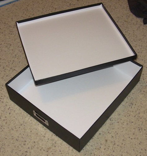 Pioneer Jumbo Scrapbook Storage Box, Black, 14.75 Inch x 13 Inch x 3.75 Inch customer photo 2
