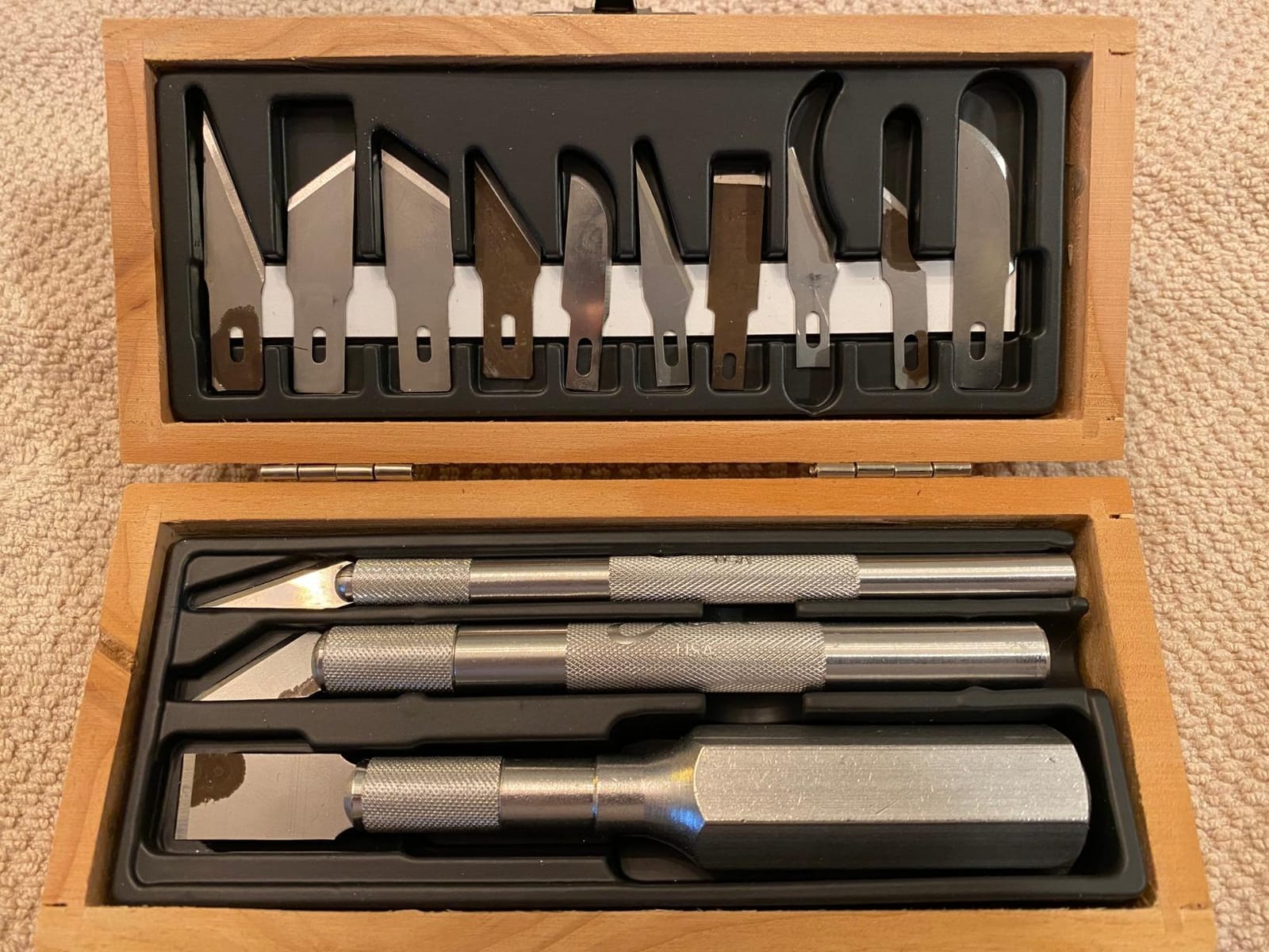 Excel Blades 13-Piece Craft Knife Set, Hobby Knife Handles, Case, USA Kit customer photo 2