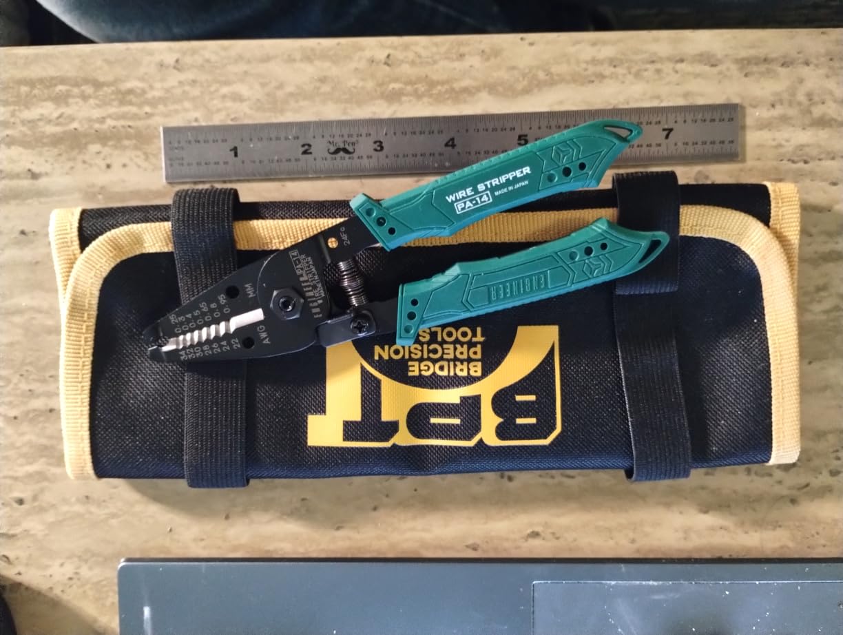 ENGINEER PA-14 Professional Precision Wire Stripper for Micro-Thin Wires, Made in Japan, Solid Wire AWG 32-20, Stranded AWG 34-22 customer photo 2