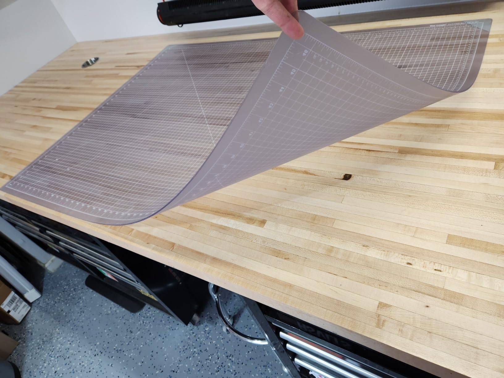 Dahle Vantage 10681 See-Through Premium Self-Healing Cutting Mat, 12