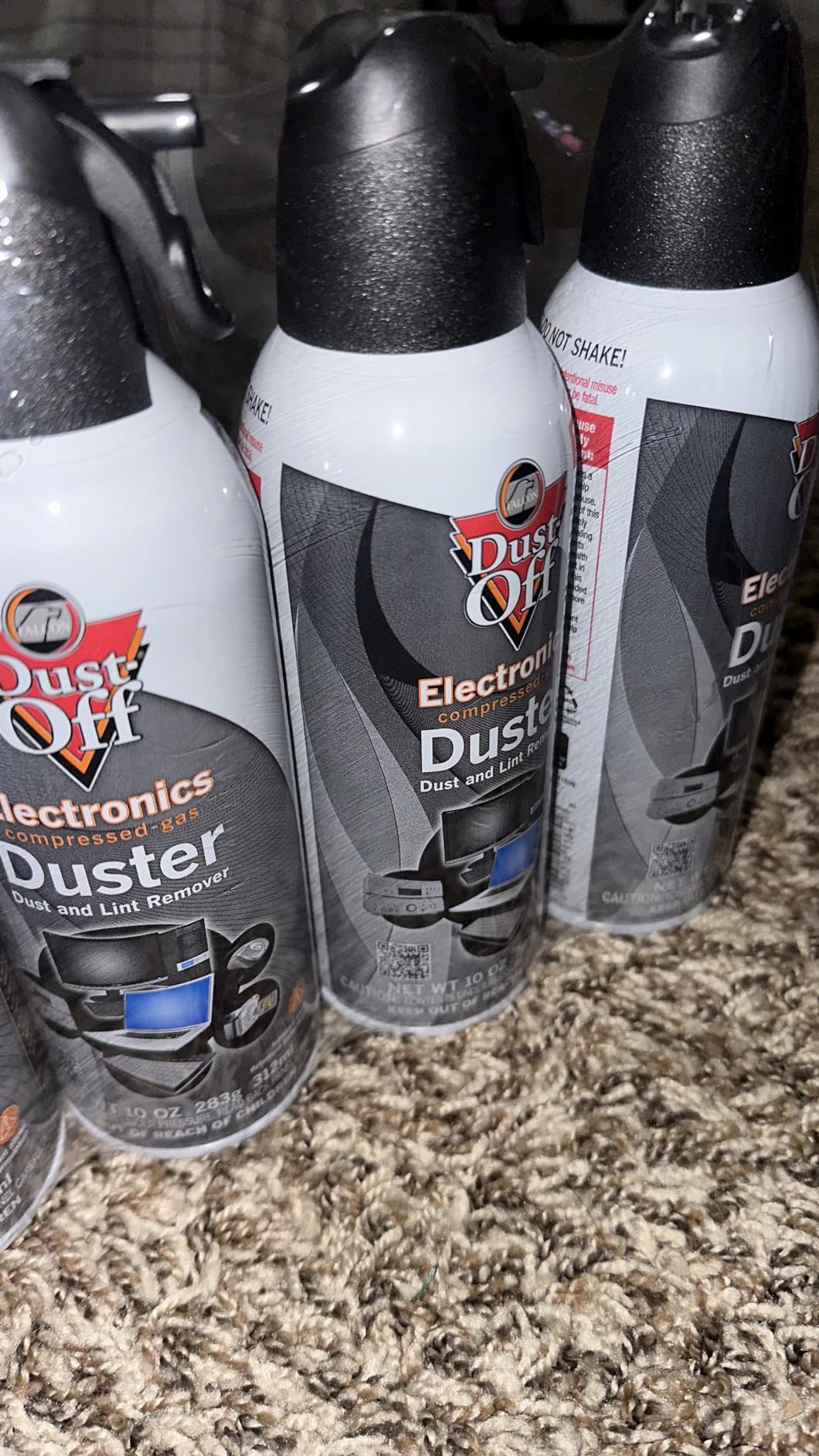 Falcon Compressed Gas (152a) Disposable Cleaning Duster 3 Count, 10 oz. Can (DPSXL3) customer photo 1