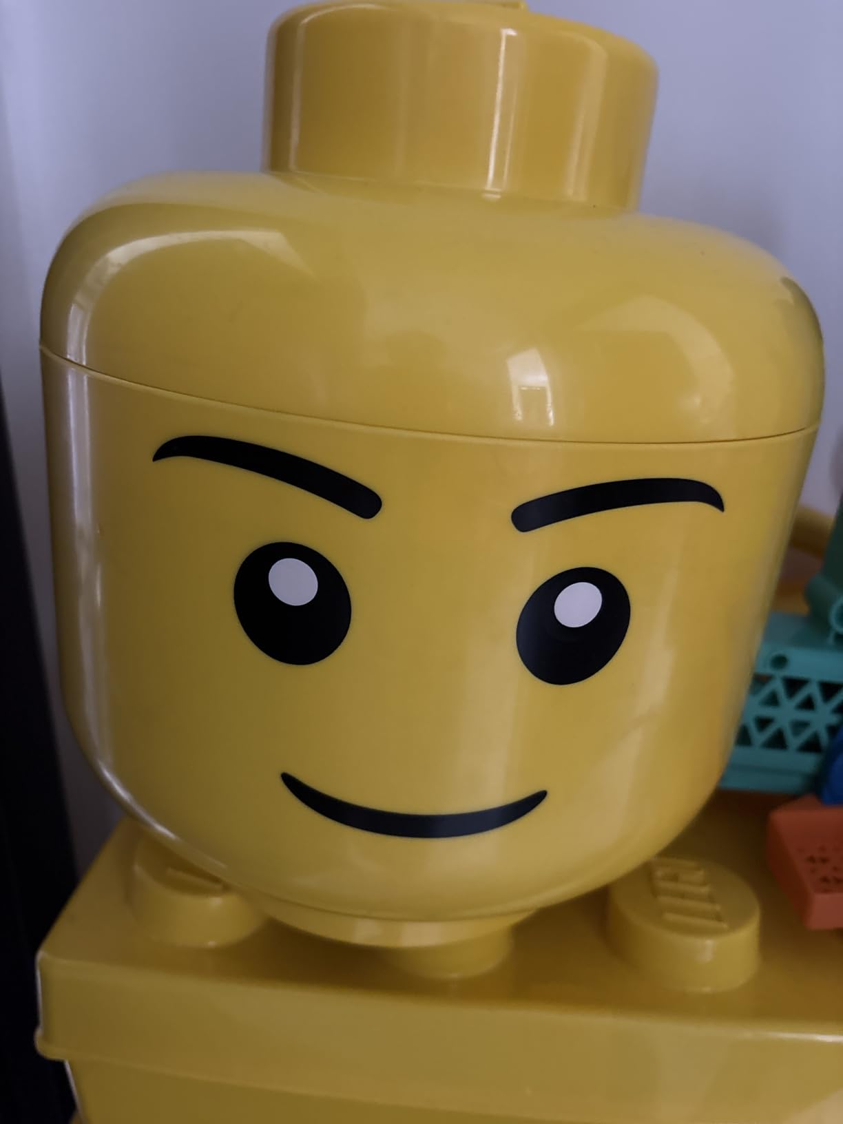 Room Copenhagen LEGO Storage Head - Large, Boy, Stackable Storage Container customer photo 2