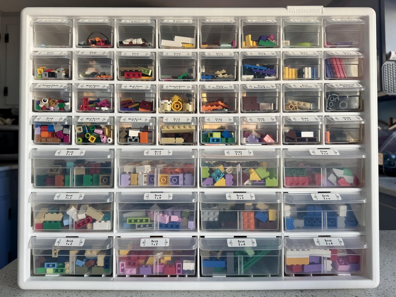 Akro-Mils 26-Drawer Plastic Storage Cabinet, 20