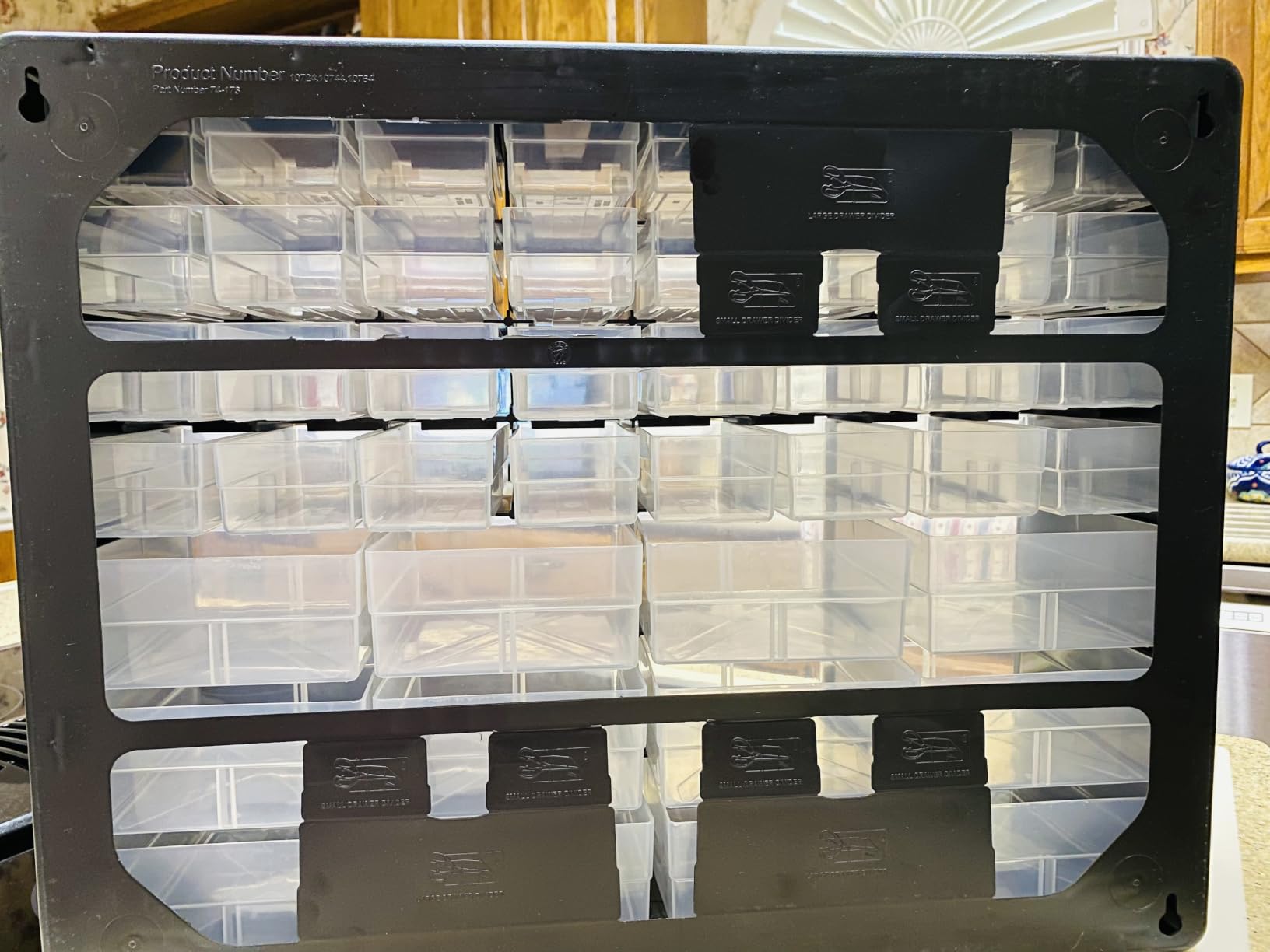 Akro-Mils 16-Drawer Plastic Storage Cabinet, 10.5