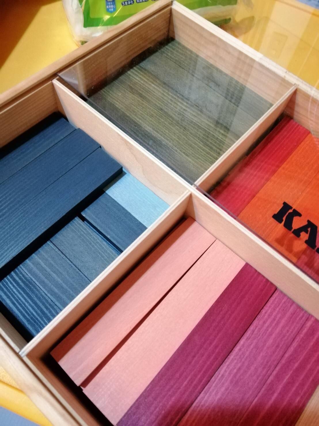 KAPLA 100 Octocolor Case - Wooden Construction Set 100 Colored Building Planks customer photo 1