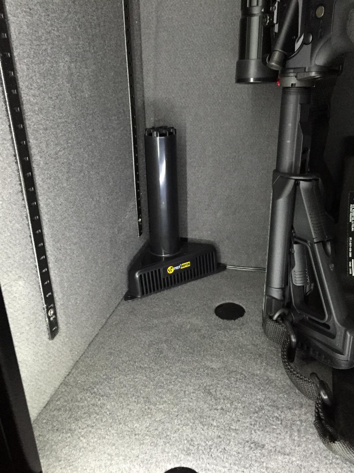 PEET SafeKeeping Dehumidifier for Gun Safes & Cabinets Up-To 300 Cu Ft | Warm-Air Circulation Removes Humidity, Prevents Rust on Guns & Valuables, Works Silently 24/7, Easy Install, 5-Yr Warranty customer photo 1