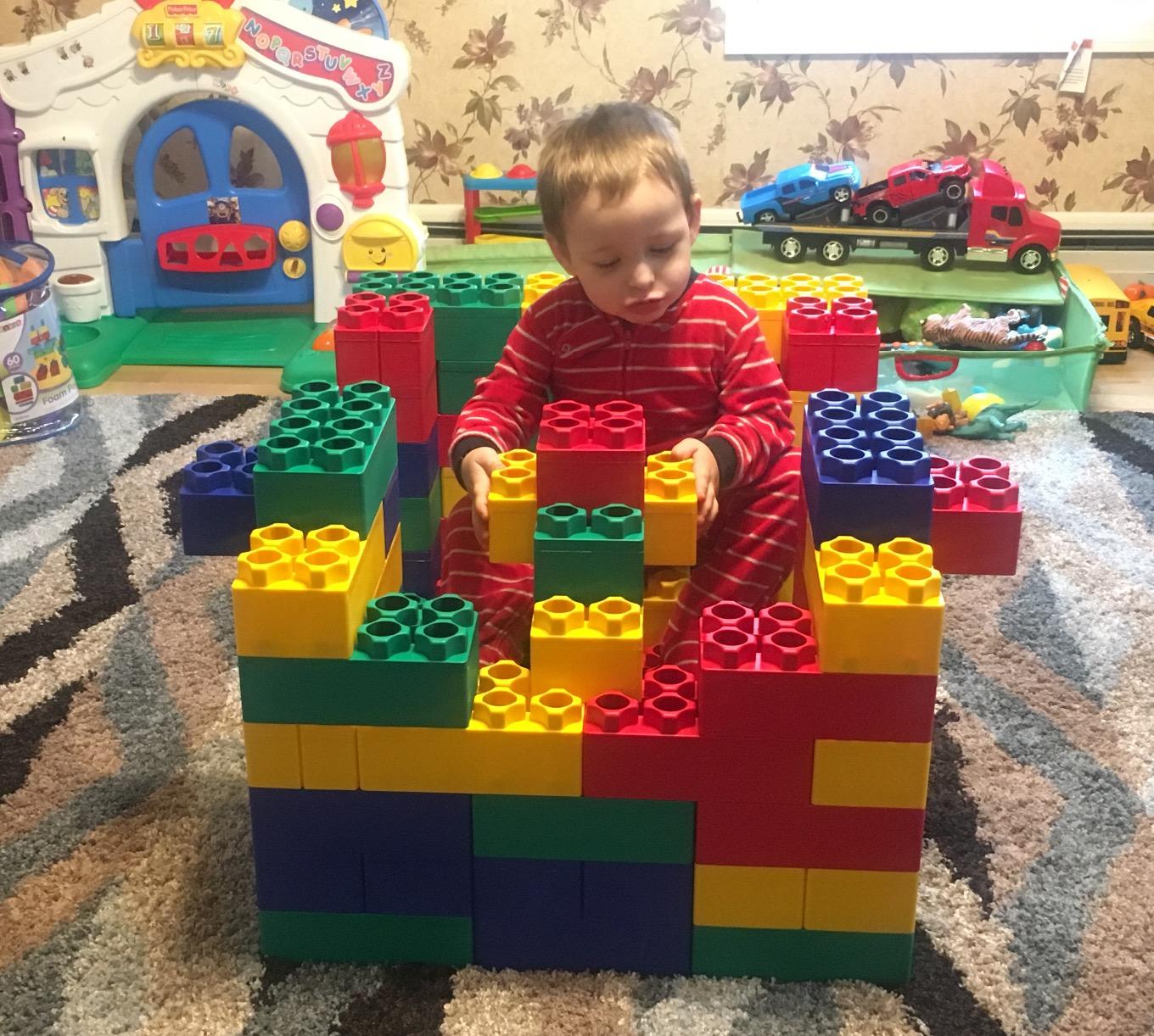 Jumbo Blocks 96 Piece Standard Set customer photo 2