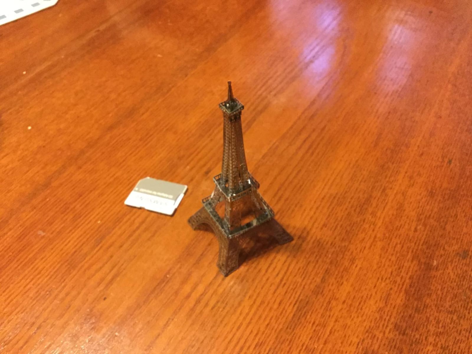Metal Earth Eiffel Tower 3D Metal Model Kit Fascinations customer photo 2