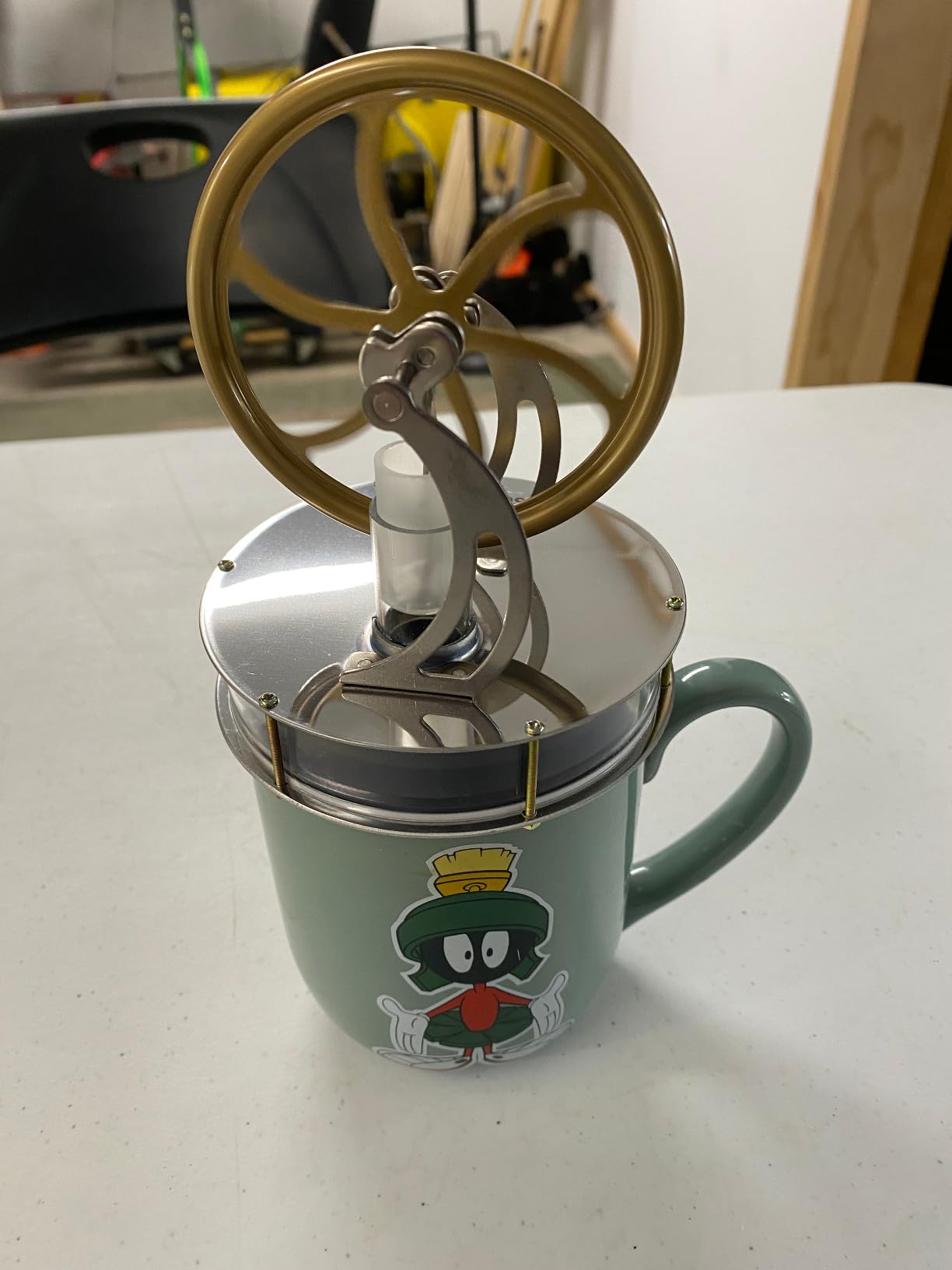 Sunnytech Low Temperature Stirling Engine Motor Steam Heat Education Model Toy Kit For mechanical skills (LT001) customer photo 1