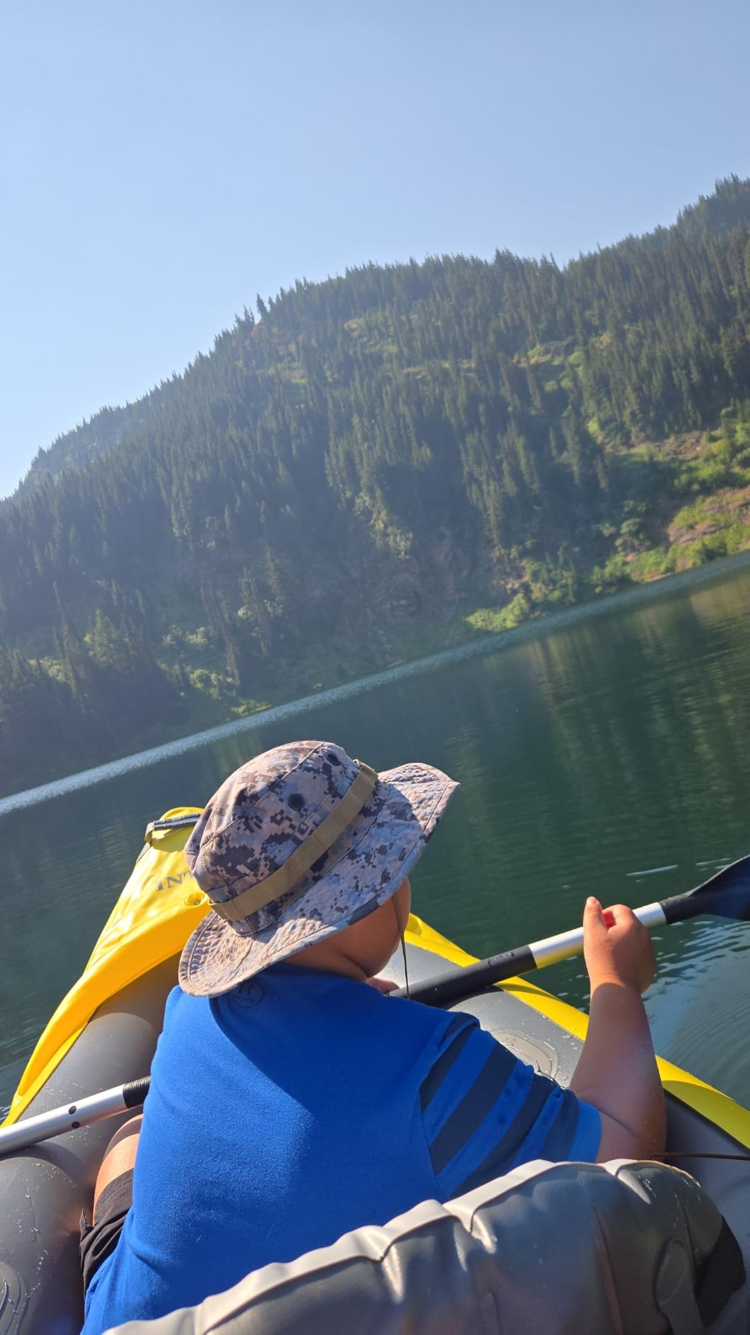 Intex 68307EP Explorer K2 Inflatable Kayak Set: Includes Deluxe 86in Aluminum Oars and High-Output Pump – SuperStrong PVC – Adjustable Seats with Backrest – 400lb Weight Capacity customer photo 2
