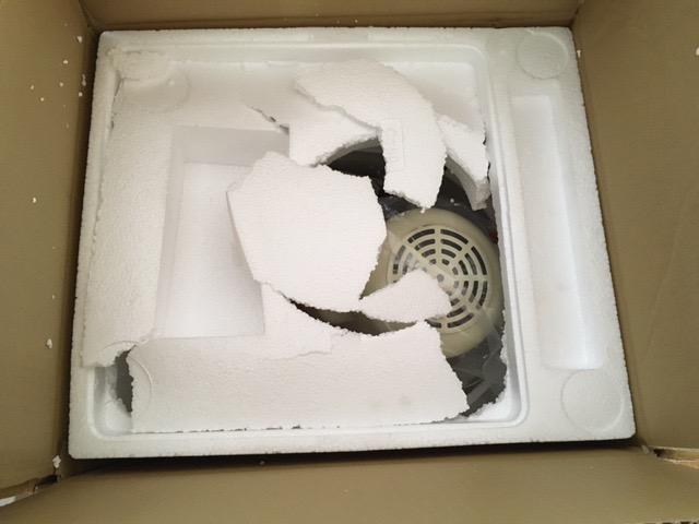 Shop Fox W1826 Wall Dust Collector, 2.5 Micron Filtration, White customer photo 2