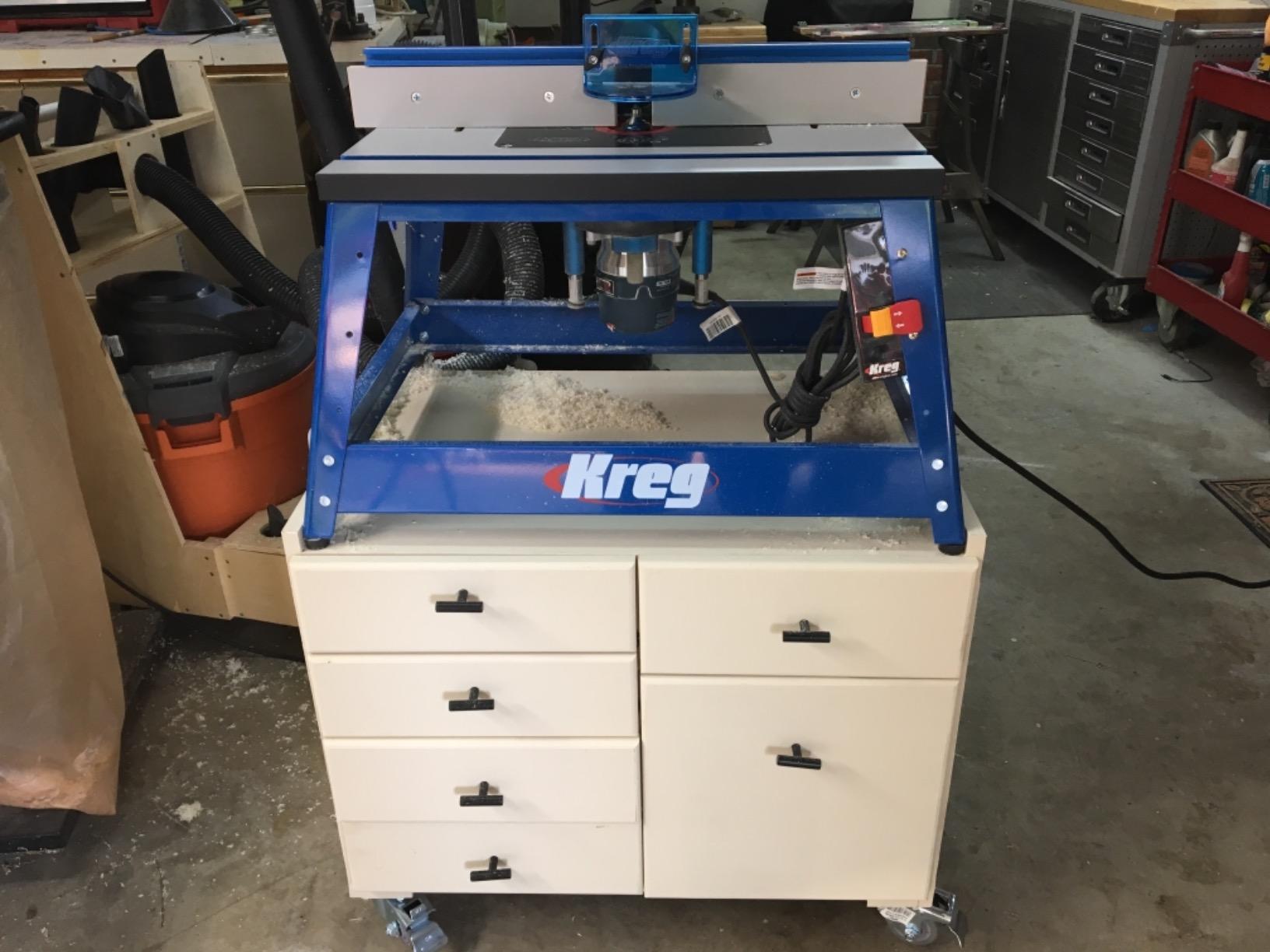 Kreg Bench Top Router Table, Woodworking Router Table, PRS2100, Bench Top | Portable Full-Size Router Table, Clamps to Any Workbench, Large Fence with T-Slots, Integrated Dust Collection Port customer photo 1