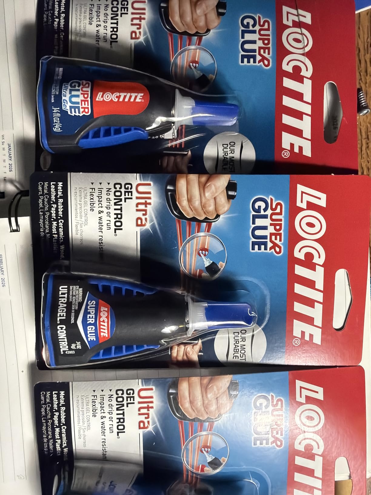 Loctite Super Glue Ultra Gel Control, Clear, 0.14 fl oz Bottle, 1 Pack - Superglue for Plastic, Wood, Metal, Crafts & Repair, Cyanoacrylate Adhesive Instant Glue, Quick Dry customer photo 1
