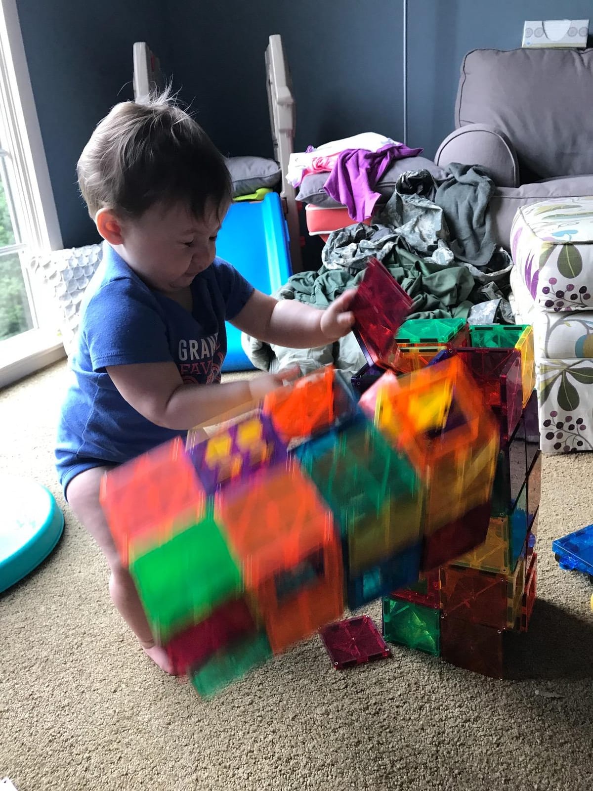 Playmags Magnetic Tiles 100-Piece Set customer photo 2