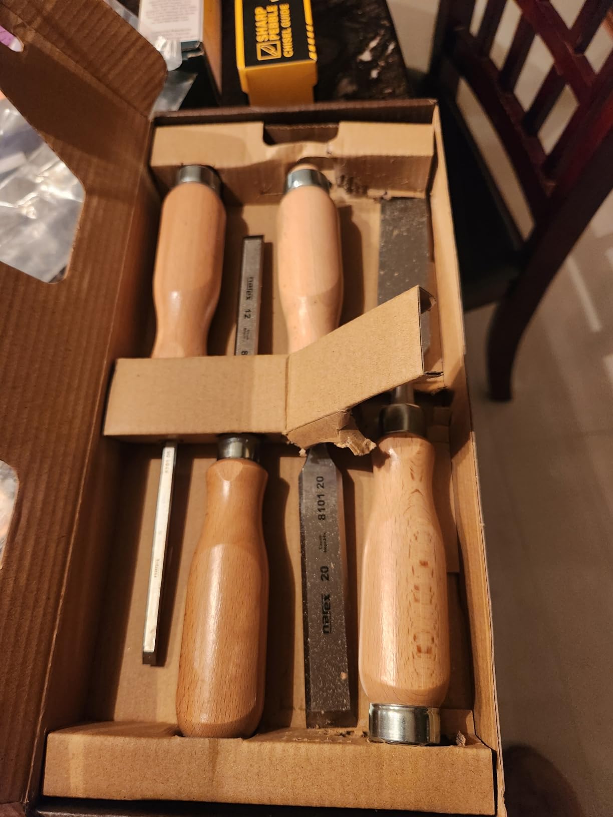 Narex Bevel Edge Chisel Set with Wooden Handles, Set of 4 pcs customer photo 2