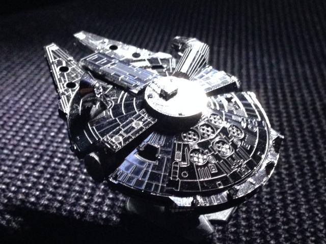 Metal Earth Star Wars Millennium Falcon 3D Metal Model Kit Fascinations customer photo 2