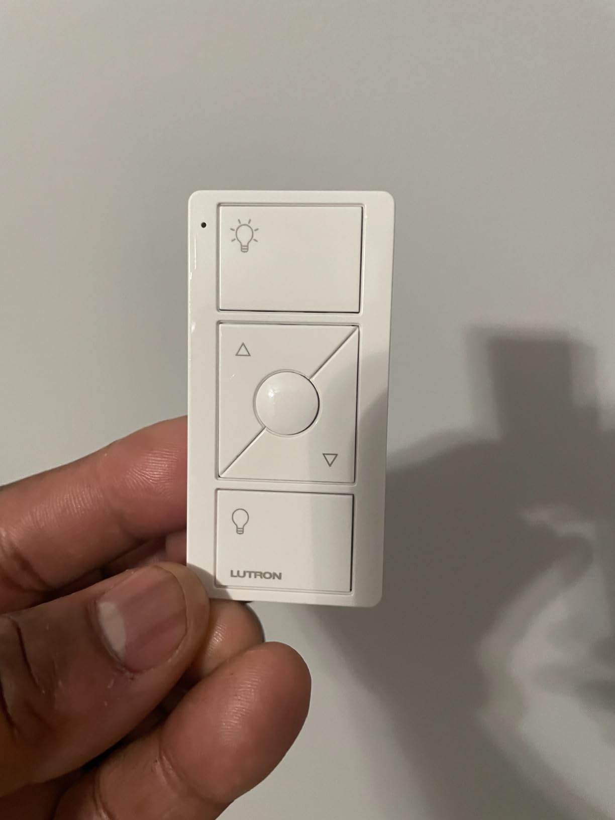 Lutron Caseta Smart Dimmer Switch (Smart Hub Required), No Neutral Required | For Caseta Systems, for Dimmable LED Lights, 150 Watt, Single-Pole/3-Way, PD-6WCL-WH, White customer photo 1