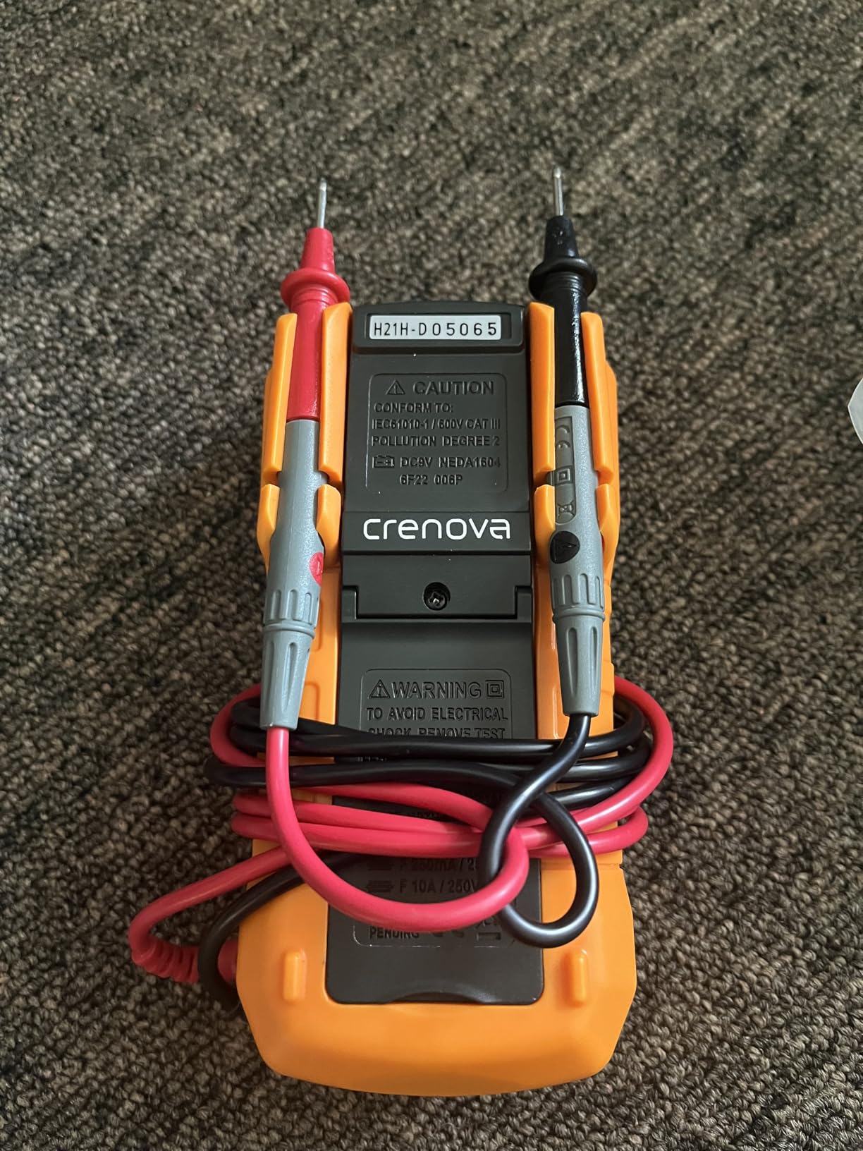 Crenova MS8233D Multimeter TRMS 6000 Counts Auto-Ranging Live Wire NCV | Measures AC/DC Voltage, Current, Resistance, Capacitance, Continuity, Diode, Duty Cycle, Frequency, Temperature, Voltmeter customer photo 2