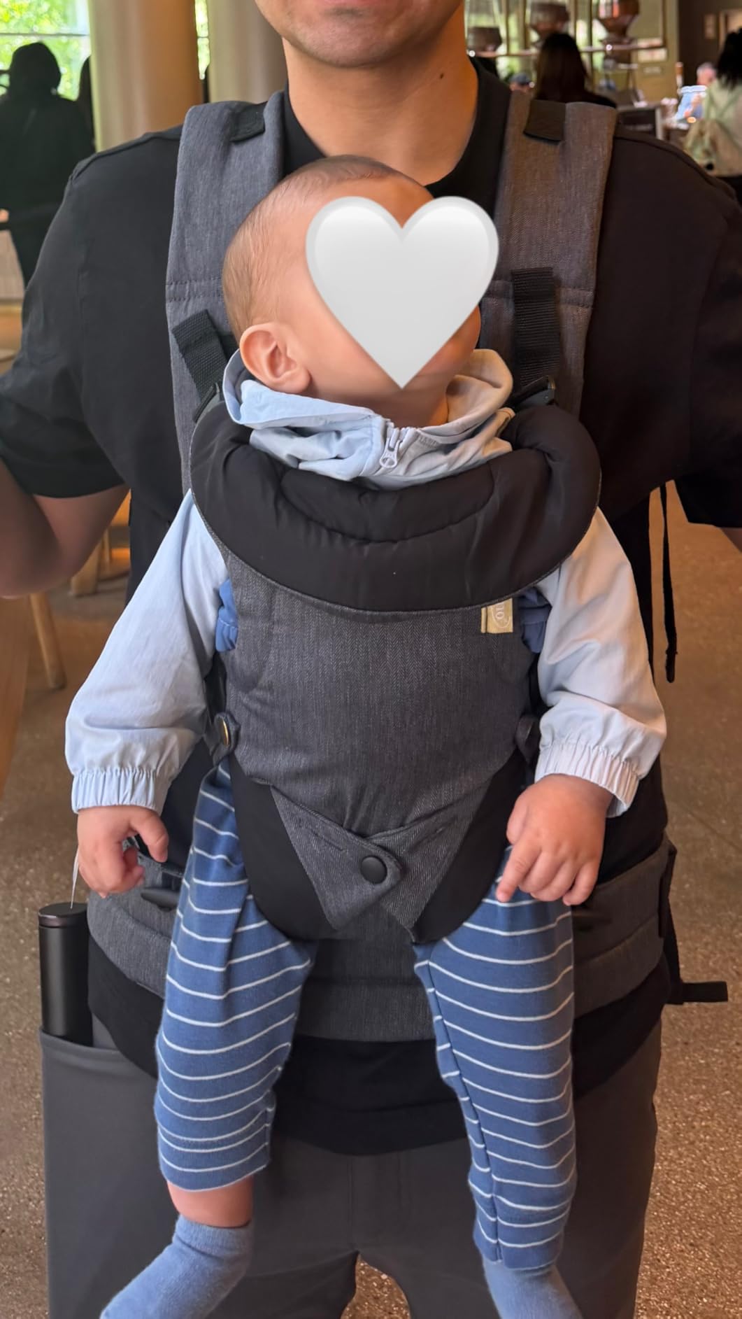 Infantino Flip 4-in-1 Baby Carrier Convertible Ergonomic, Gray customer photo 1