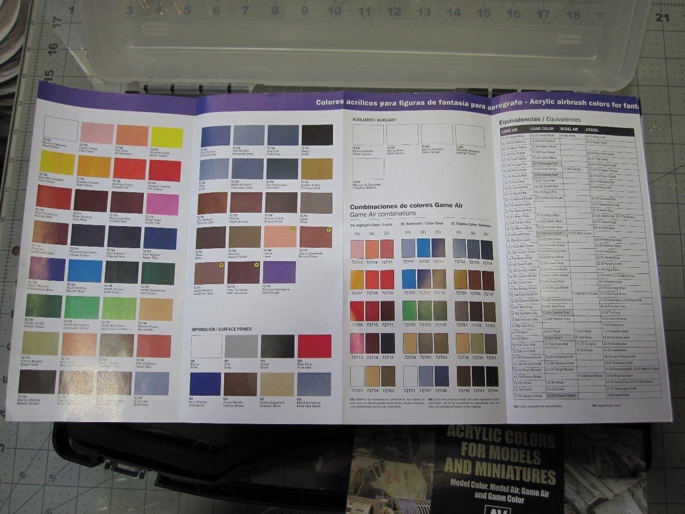 Game Air Range Case | Professional Premium Acrylic Paint Set | Airbrush-Ready for Fantasy, Wargames and Sci-Fi Colors Kit | Portable Hobby Storage Box | 64 bottles x 17 ml. (0.57 fl.oz) customer photo 1