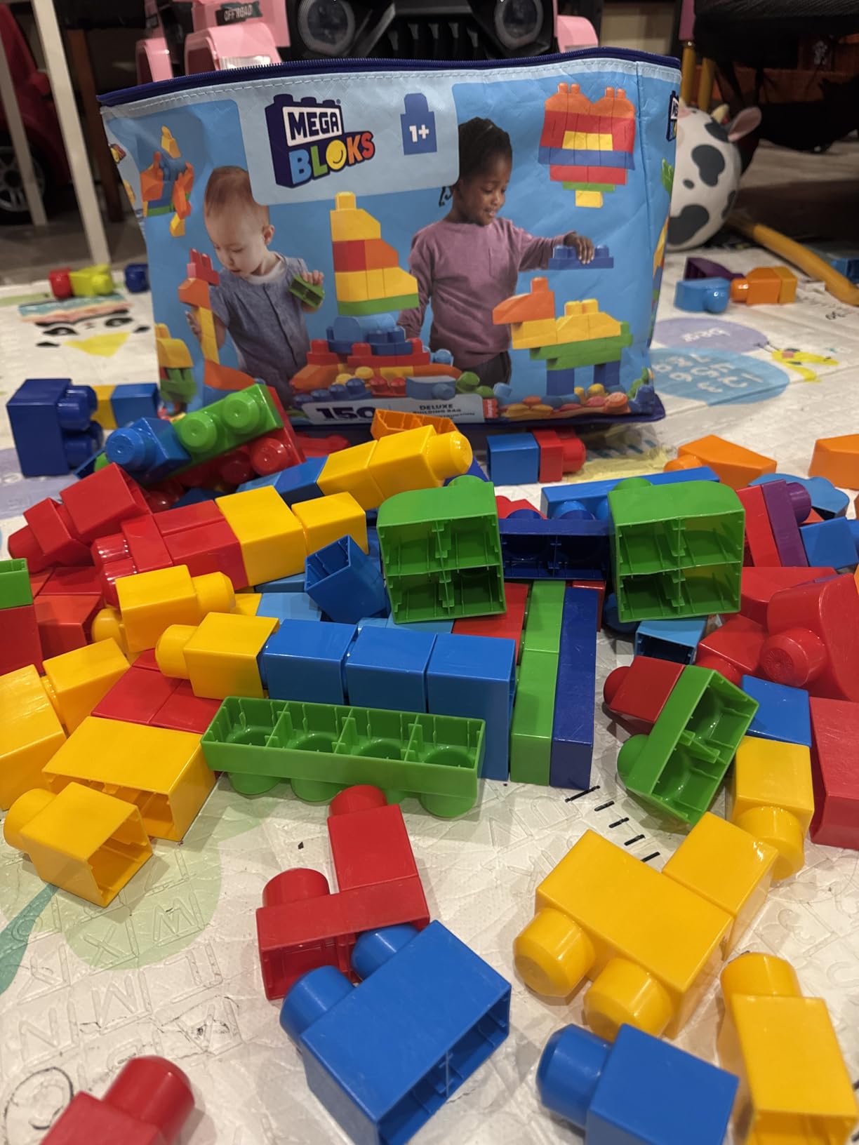 MEGA BLOKS First Builders Deluxe Building Bag - 150 Pieces customer photo 2