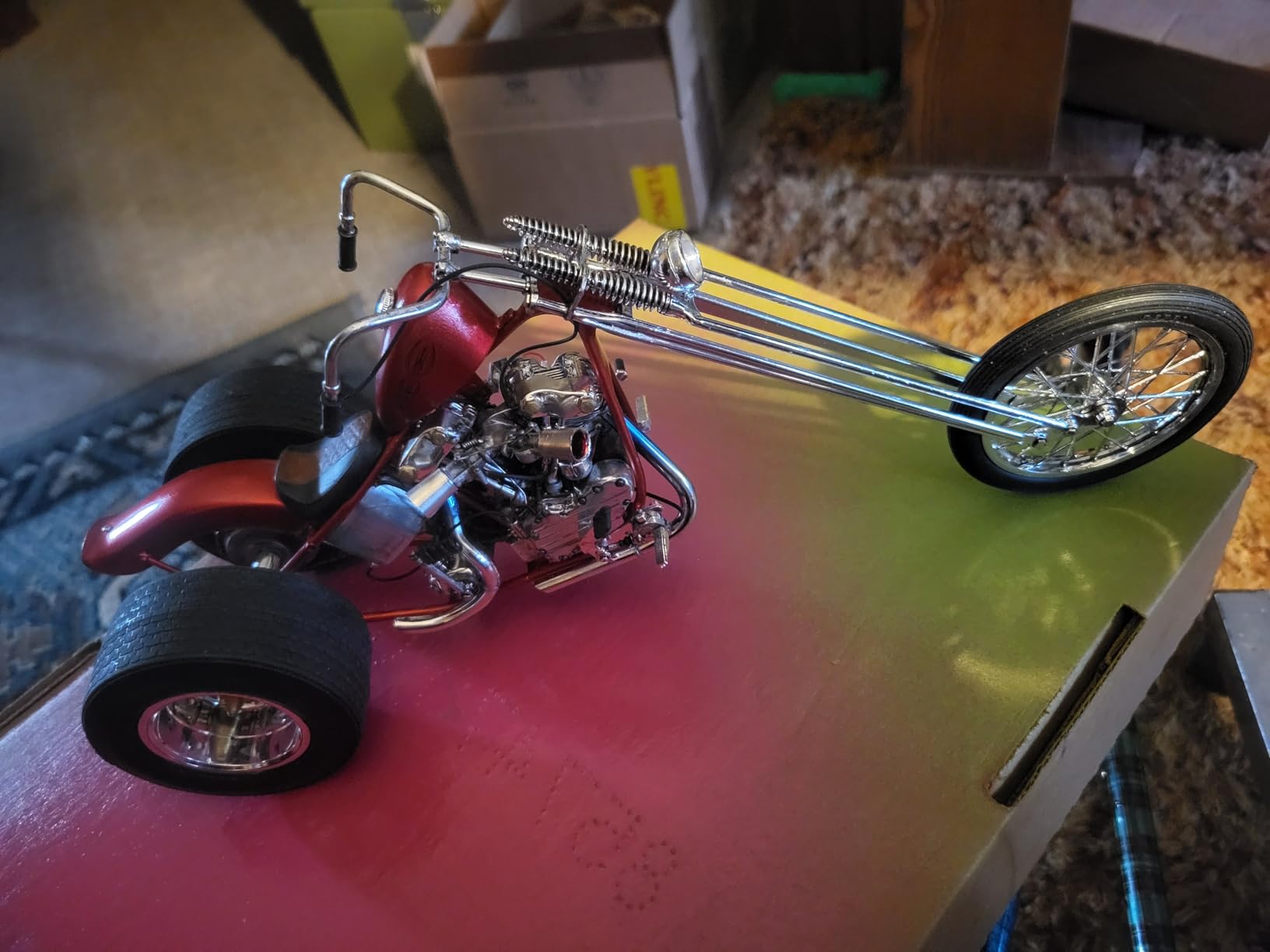 Revell 17326 L.A. Street Chopper 1:8 Scale 107-Piece Skill Level 5 Model Motorcycle Bike Building Kit customer photo 2