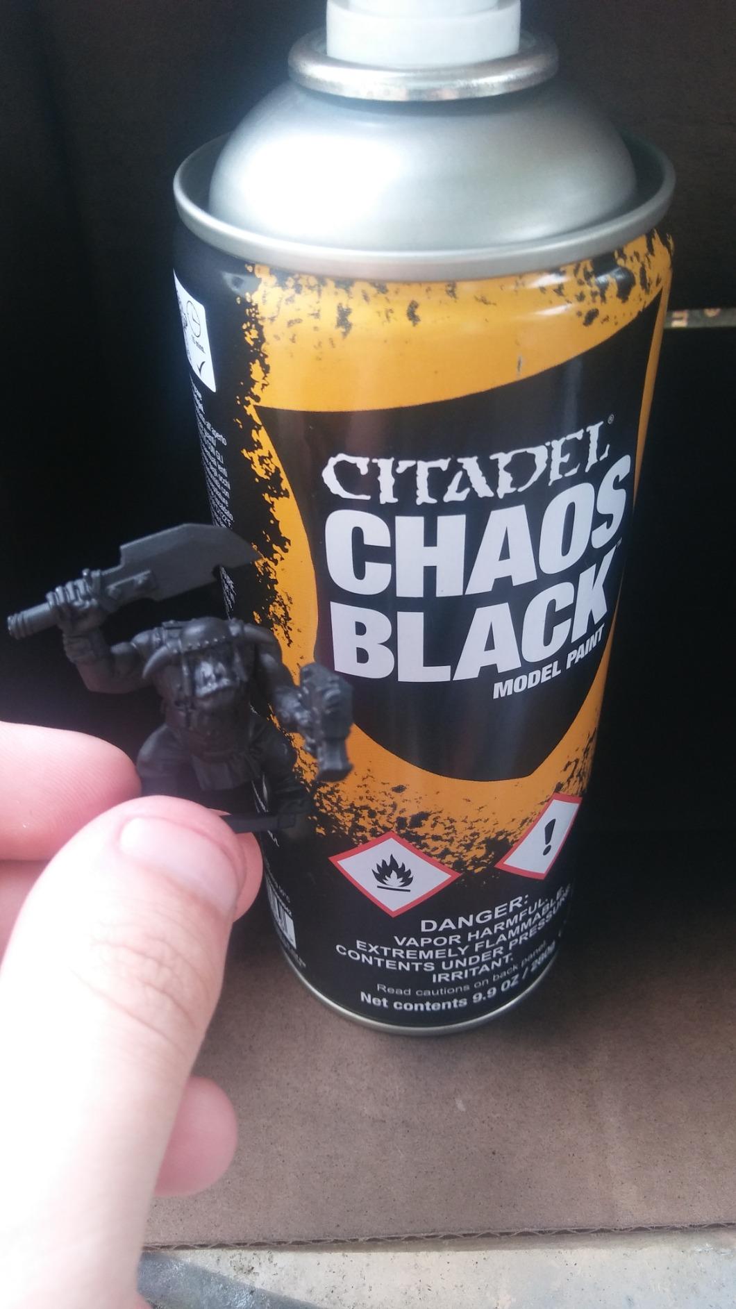 Chaos Model Spray Paint, Black, 10 Oz customer photo 2