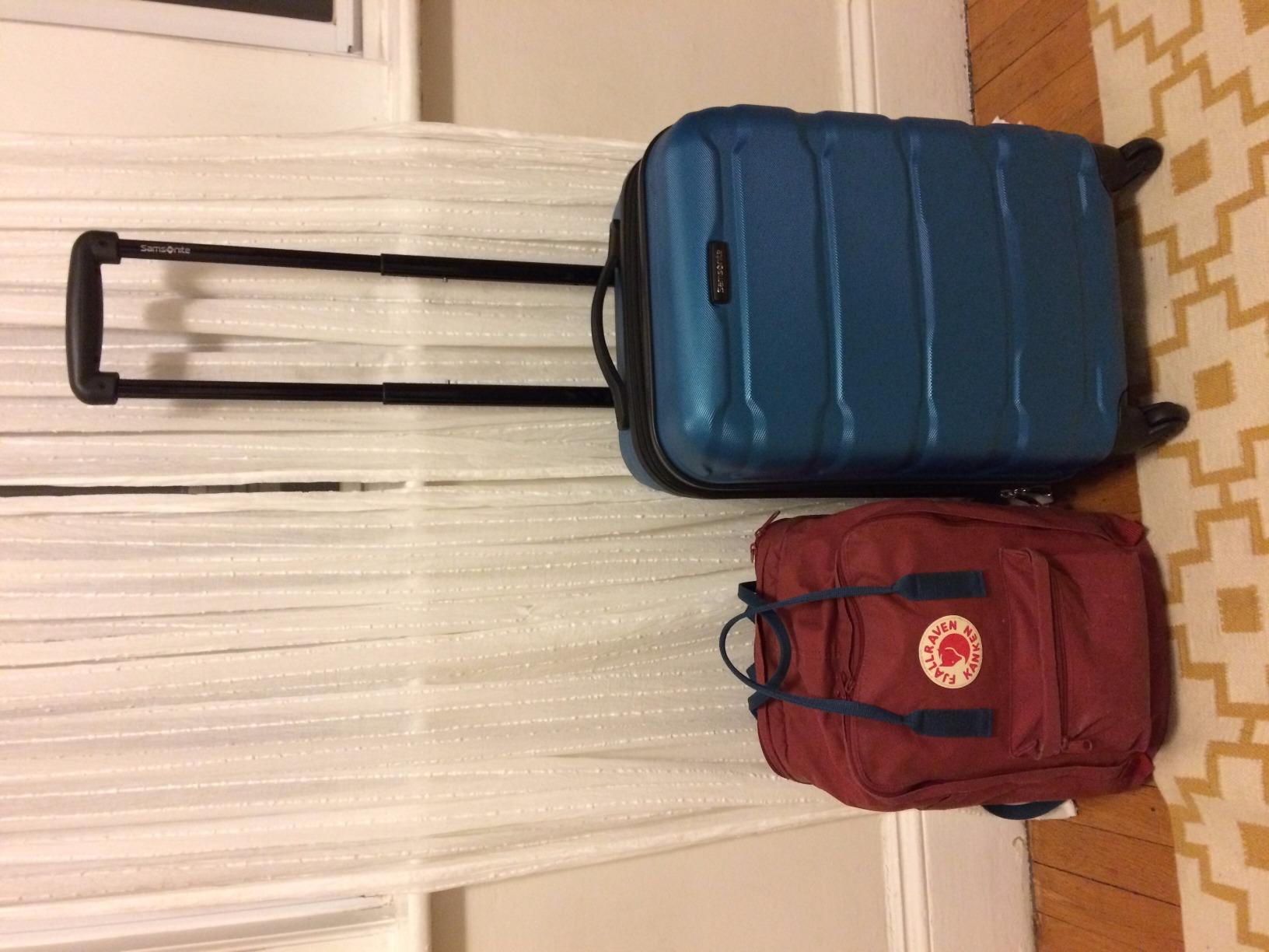 Samsonite Omni PC Hardside Expandable Luggage with Spinner Wheels, Teal, Carry-On 20-Inch customer photo 1