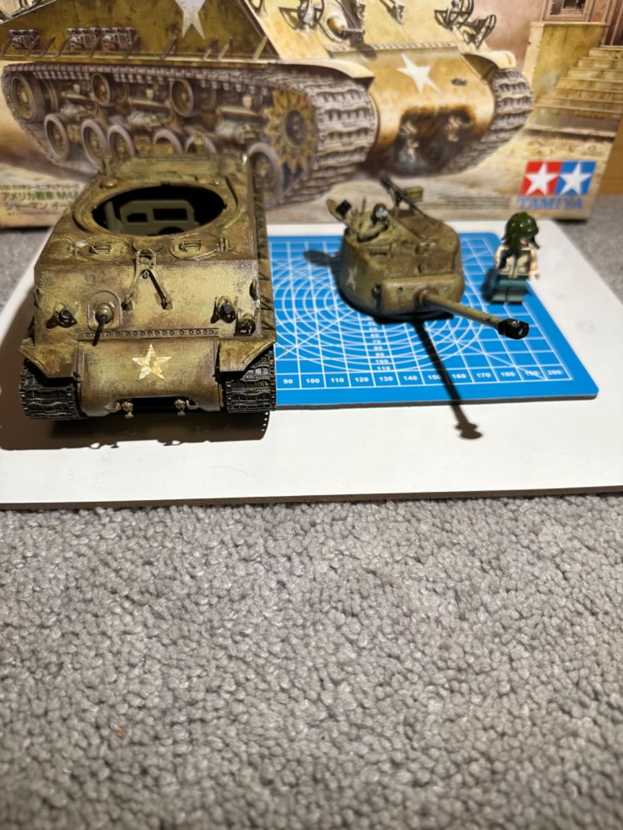 Tamiya 35346 1/35 US Medium Tank M4A3E8 Sherman Plastic Model Kit customer photo 2