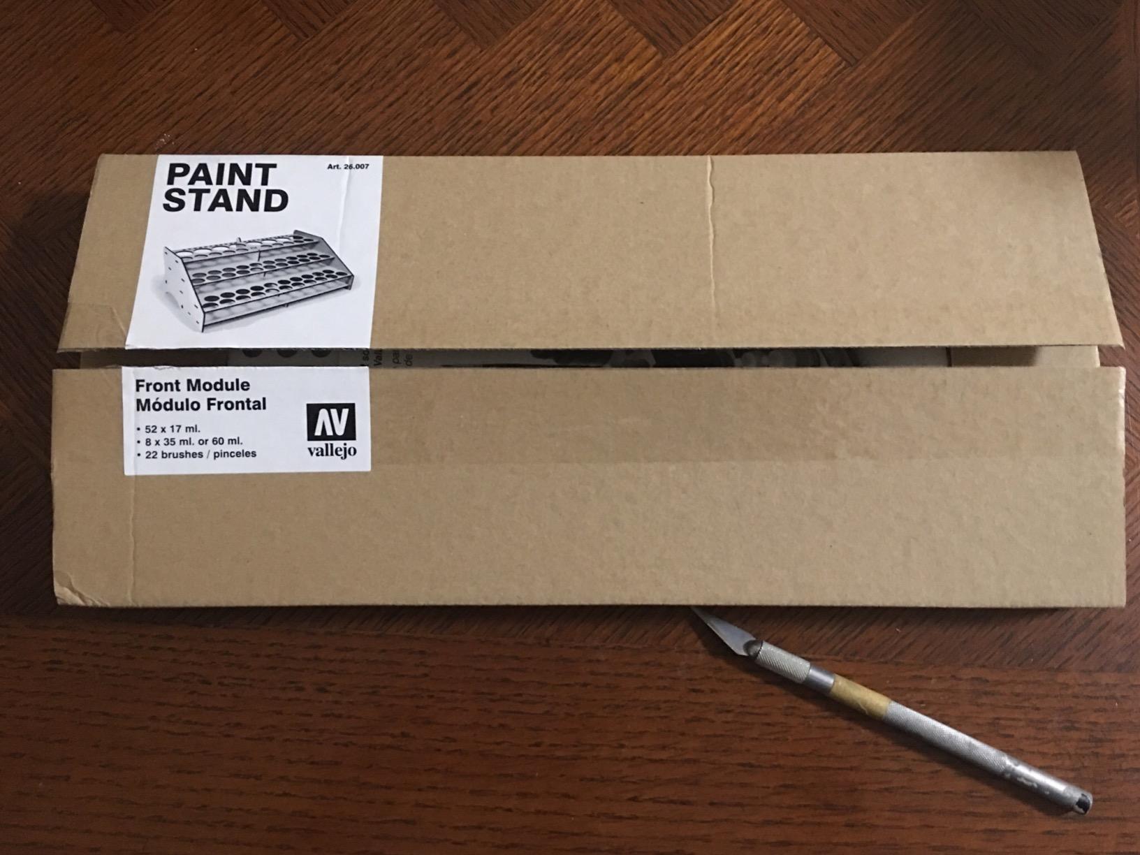 Vallejo - Front Paint Organizer Rack for Scale Models and Miniatures, Holds up to 52 Bottles of 18 ml. (0.6 fl.oz.), 8 Bottles of 35 ml. (1.18 fl.oz.) or 60 ml. (2.02 fl.oz.) and 22 Brushes customer photo 2