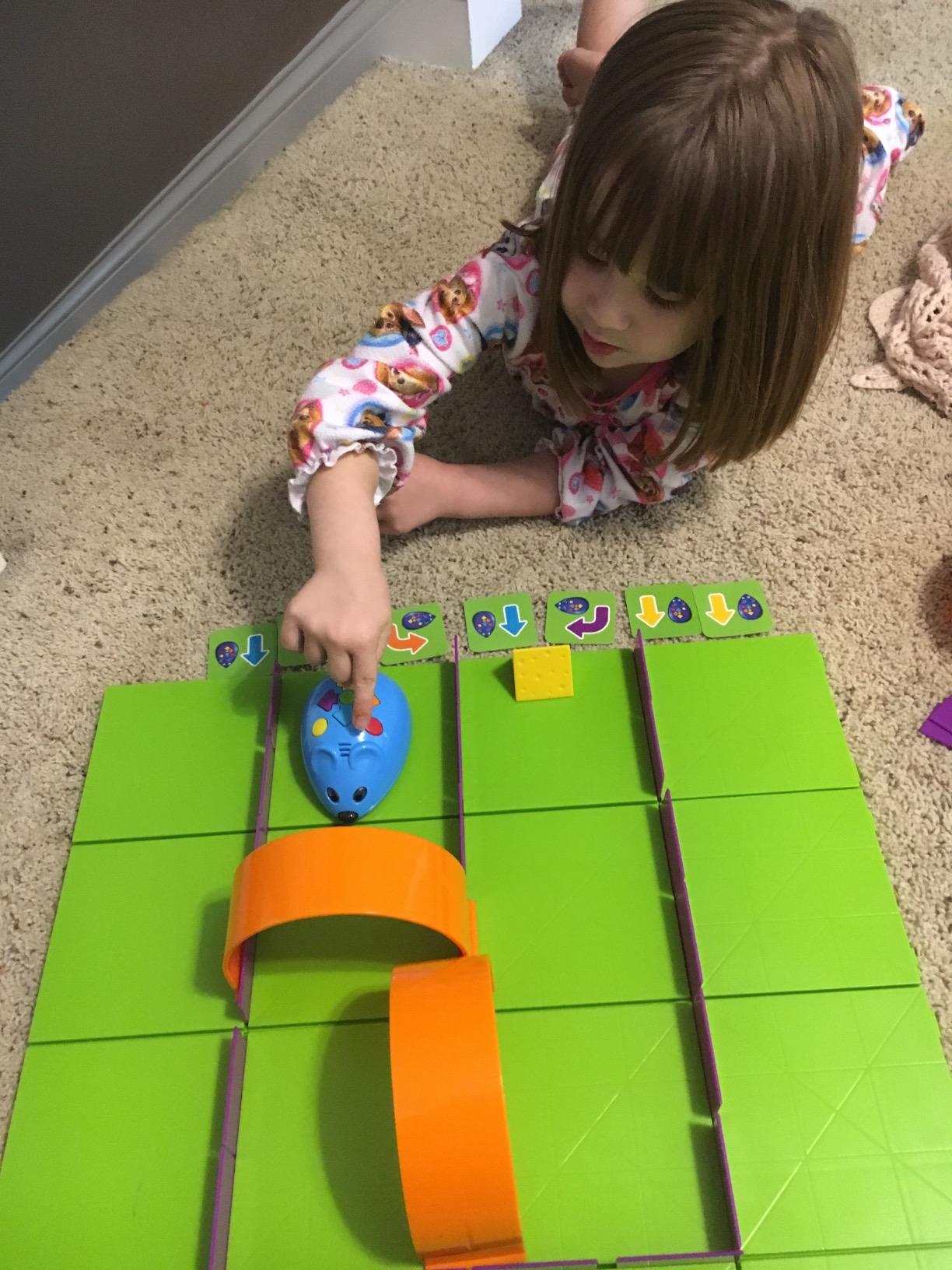 Learning Resources Code & Go Robot Mouse Activity Set | Screen-Free Coding Robot Toy, Early Programming for Kids Ages 4+ customer photo 1