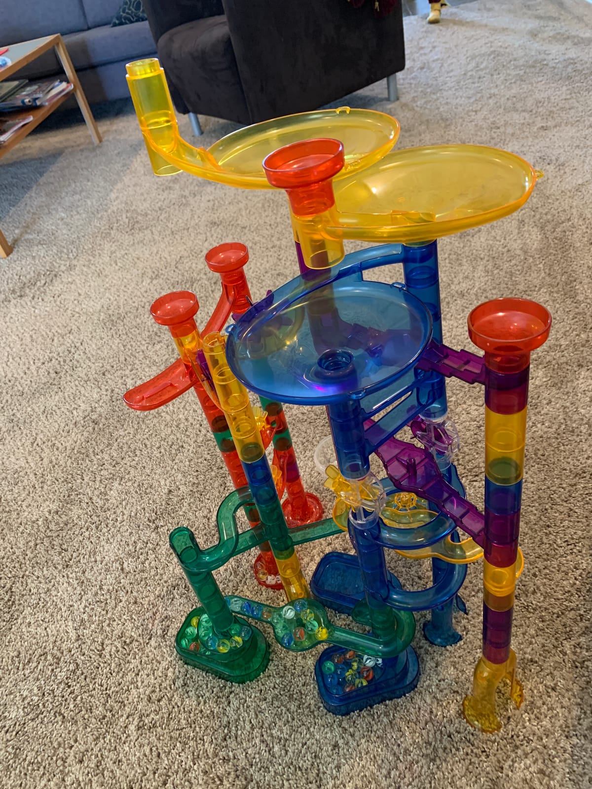 Marble Genius Marble Run Super Set, 150 Translucent Pieces, STEM Toy customer photo 2