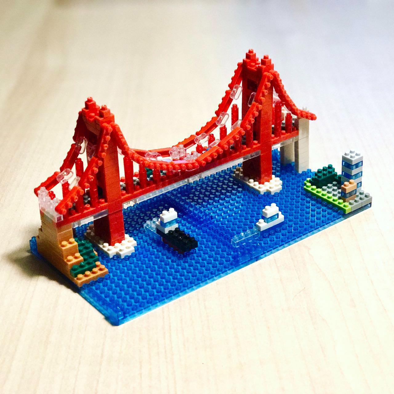Nanoblock Golden Gate Bridge Building Kit customer photo 1