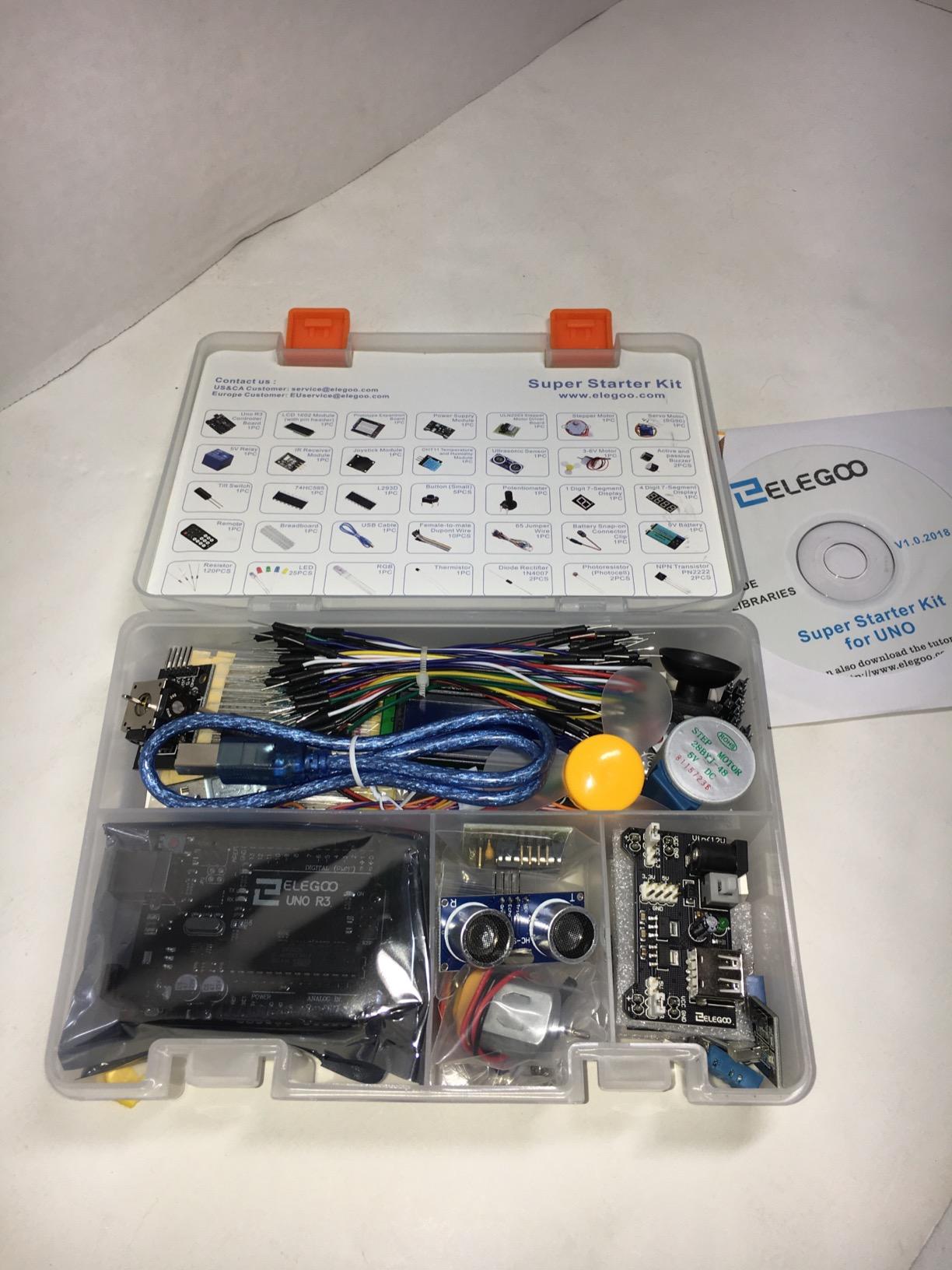 ELEGOO UNO Project Super Starter Kit with Tutorial and UNO R3 Board Compatible with Arduino IDE customer photo 2