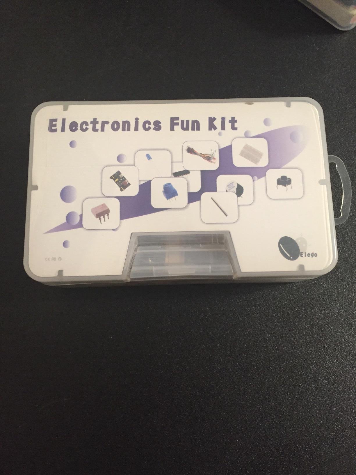 ELEGOO Electronic Fun Kit Bundle with Breadboard, 235 Items for Arduino | Basic Starter Kit for Beginners customer photo 2