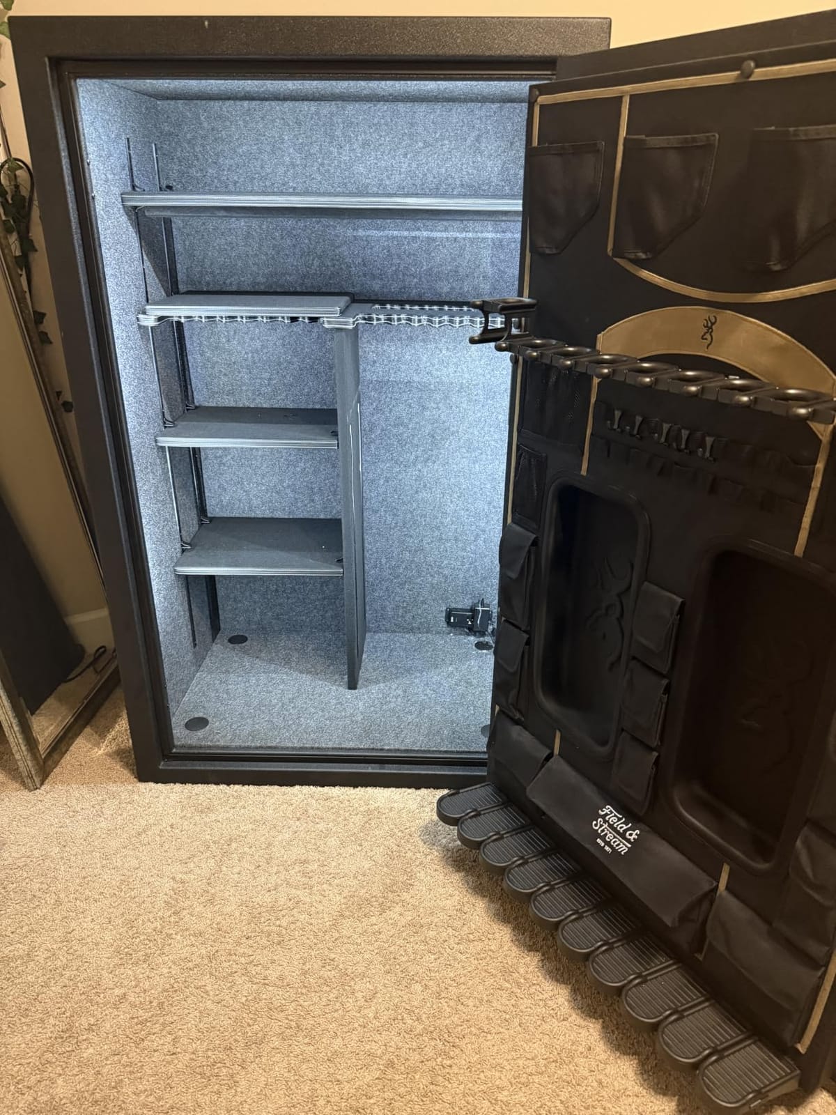 TORCHSTAR 6pcs 12 Inch LED Safe Lighting Kit, Motion Sensor, 5000K | UL Power Adapter, Input 100-240V, Linkable Gun Safe Light Bars, 900LM, for Under Cabinet Locker Closet Showcase, Daylight customer photo 2