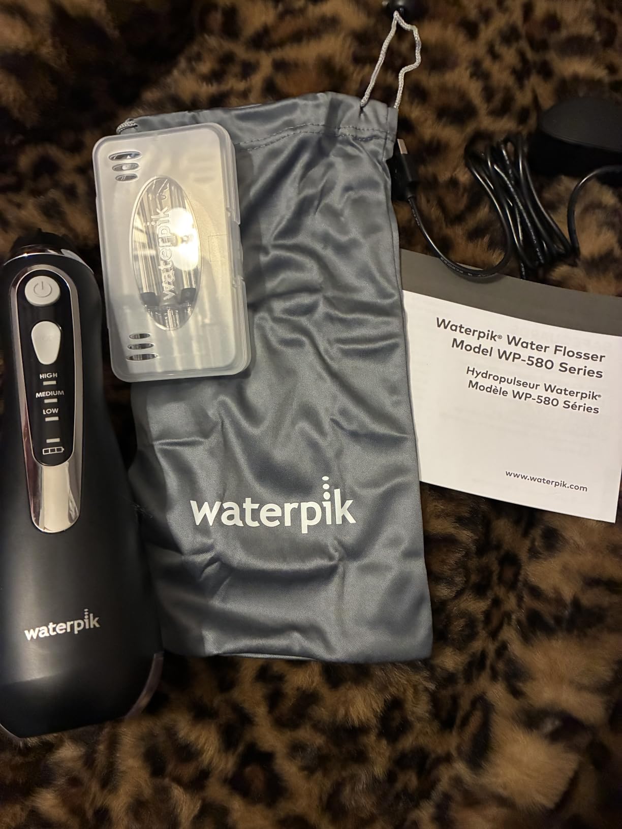 Waterpik Cordless Advanced Portable Water Flosser, Rechargeable, White customer photo 2