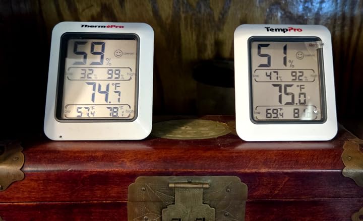TempPro TP50 Digital Hygrometer Indoor Thermometer Room Thermometer | Humidity Meter Humidity Gauge with Temperature Humidity Monitor for House Office Cellar Greenhouse RV customer photo 2