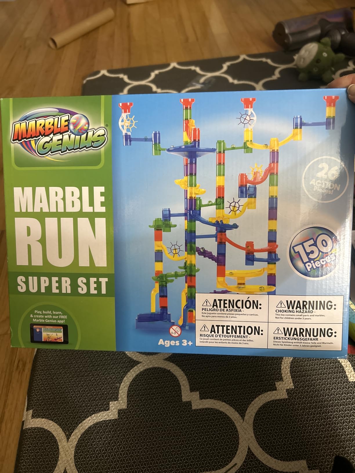 Marble Genius Marble Run Extreme Set, 300 Translucent Pieces, STEM Toy customer photo 2