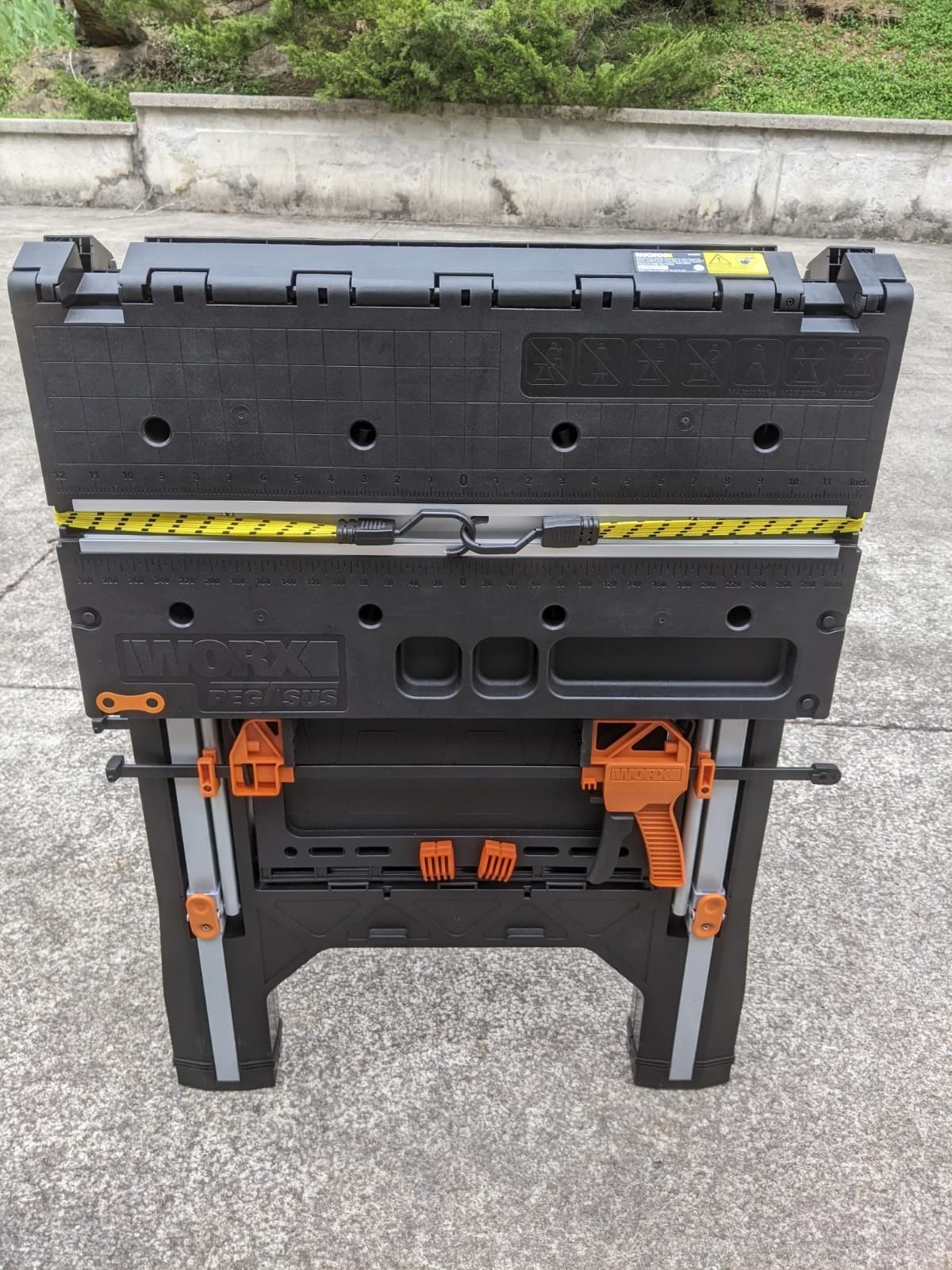 WORX Portable Folding Workbench, 2-in-1 Pegasus Table & Sawhorse, WX051 customer photo 1