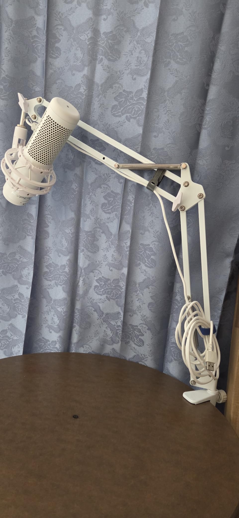 InnoGear Boom Arm Microphone Mic Stand for Blue Yeti Fifine HyperX, Black customer photo 1